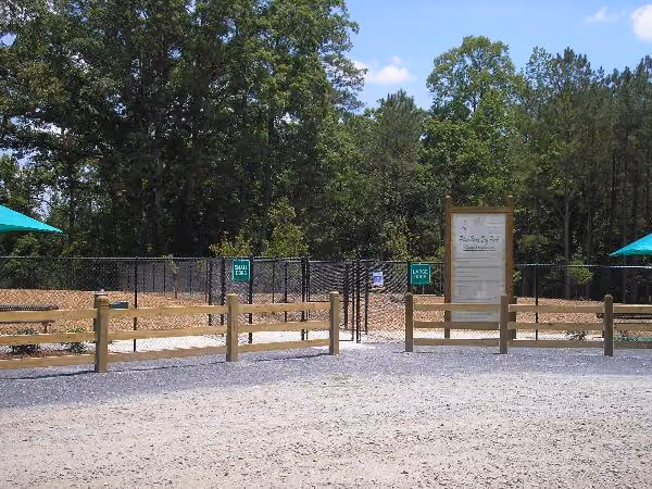 Dog park near Dallas, Georgia