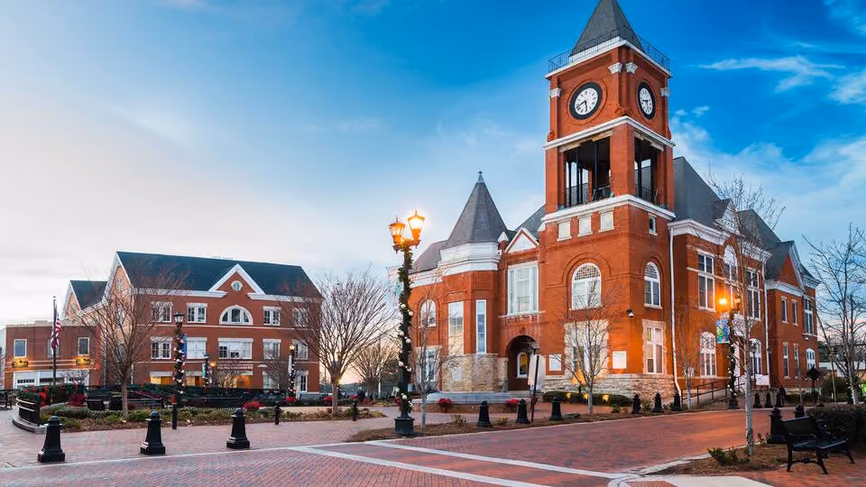 Historic Downtown Hiram in Hiram, Georgia