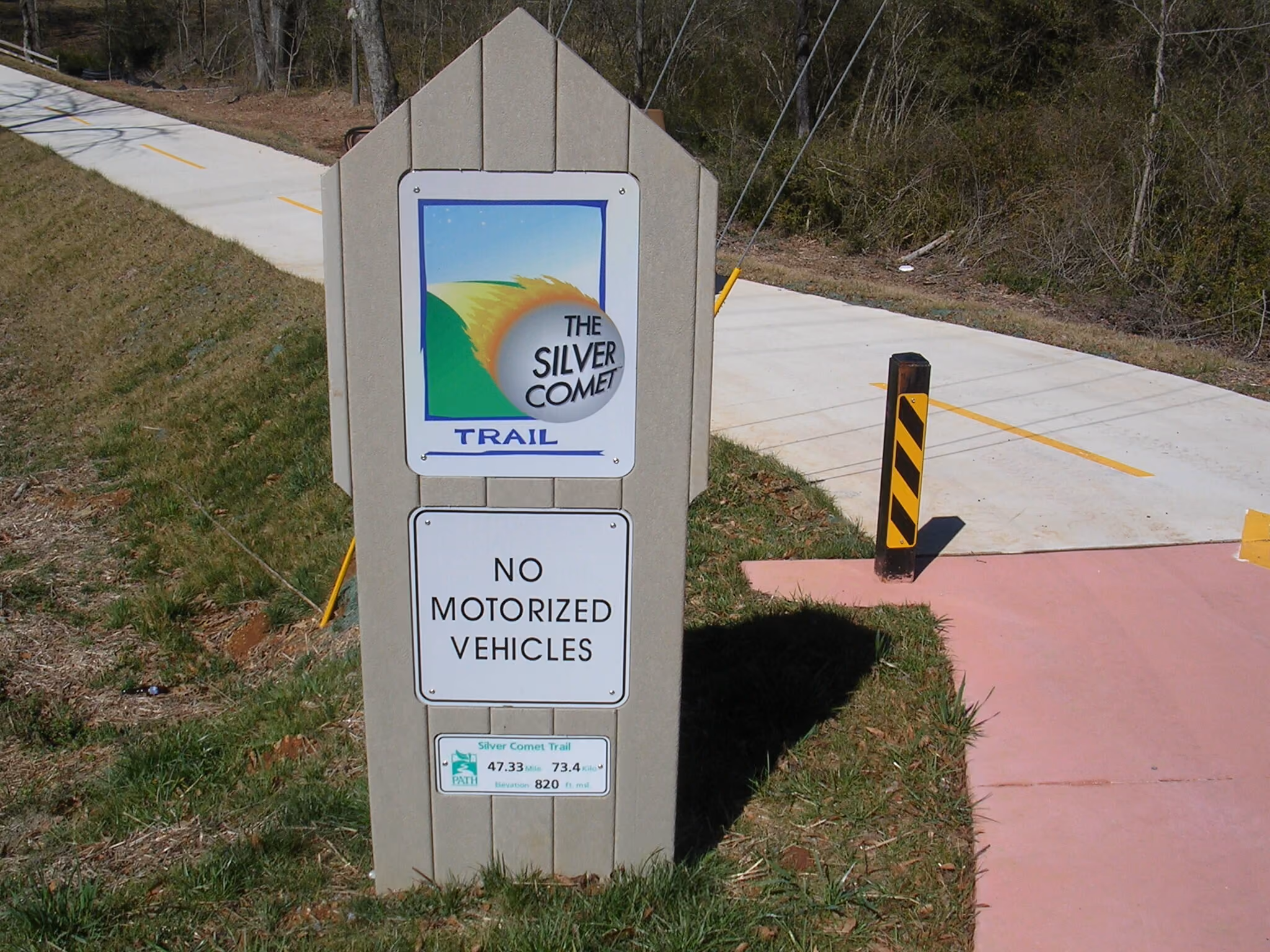 Silver Comet Trail in Hiram, Georgia