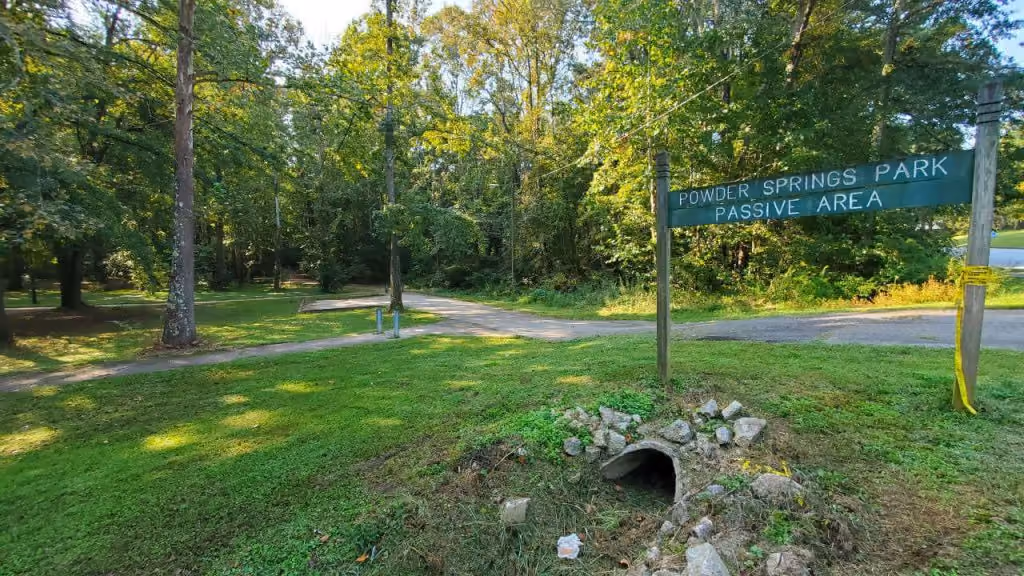 Powder Springs Park in Powder Springs, Georgia