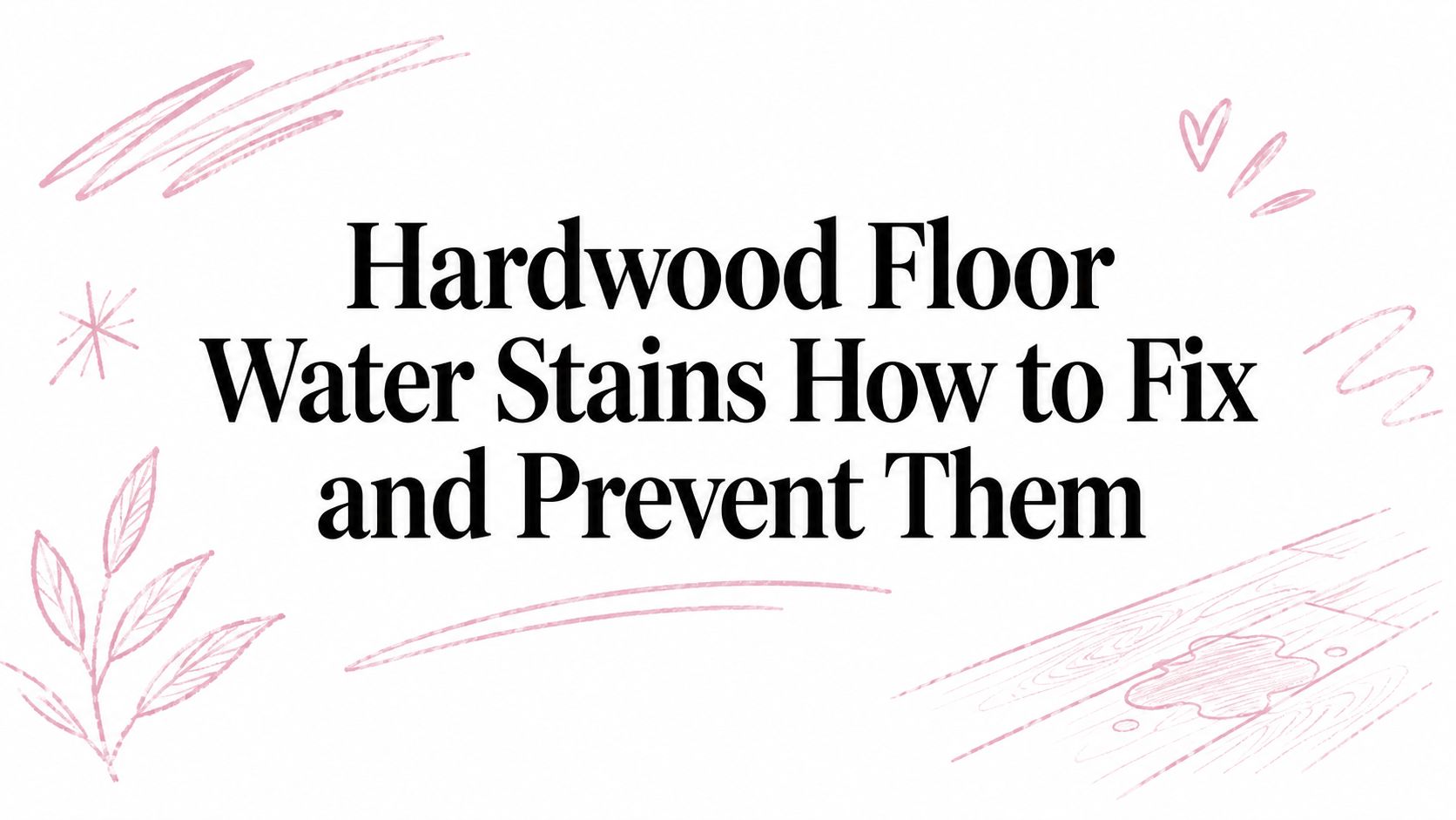 Hardwood Floor Water Stains How to Fix and Prevent Them