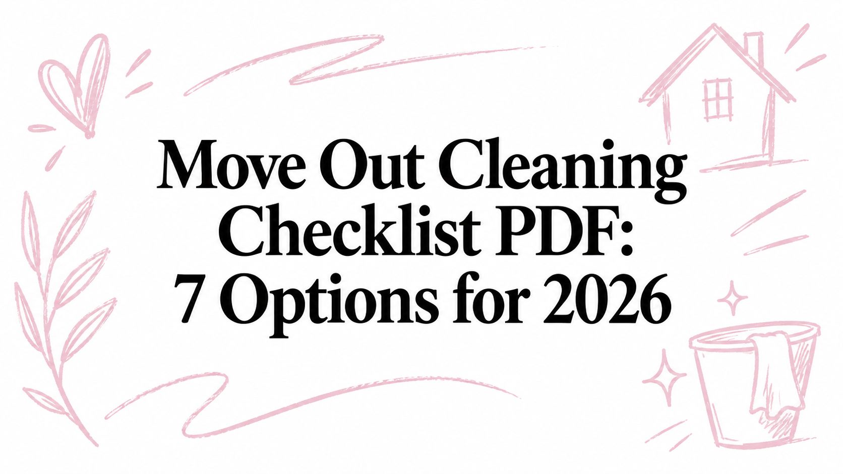 Move Out Cleaning Checklist PDF: 7 Options for 2026