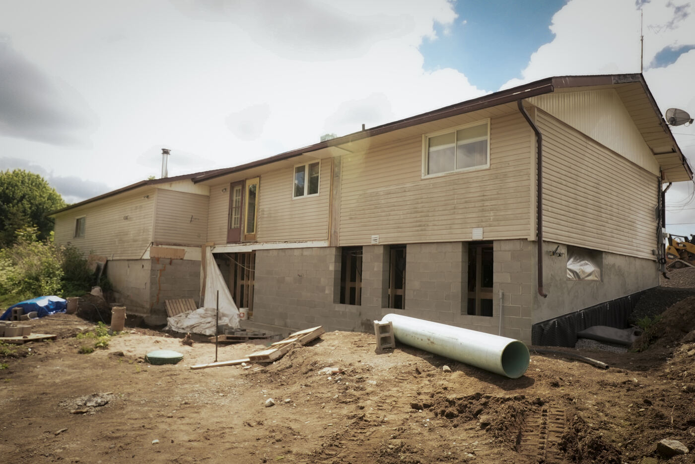 Structural foundation replacement project