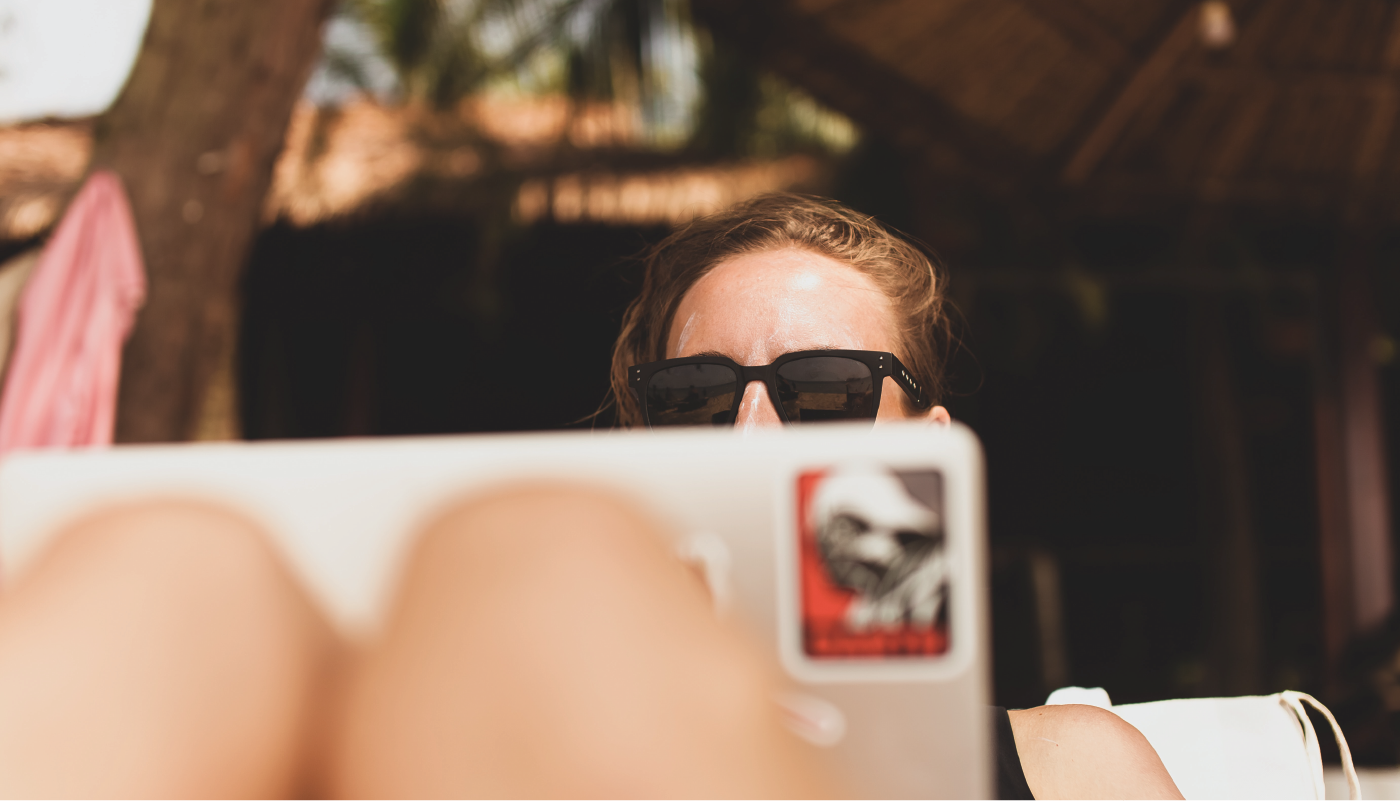 person using chat gpt to plan a vacation