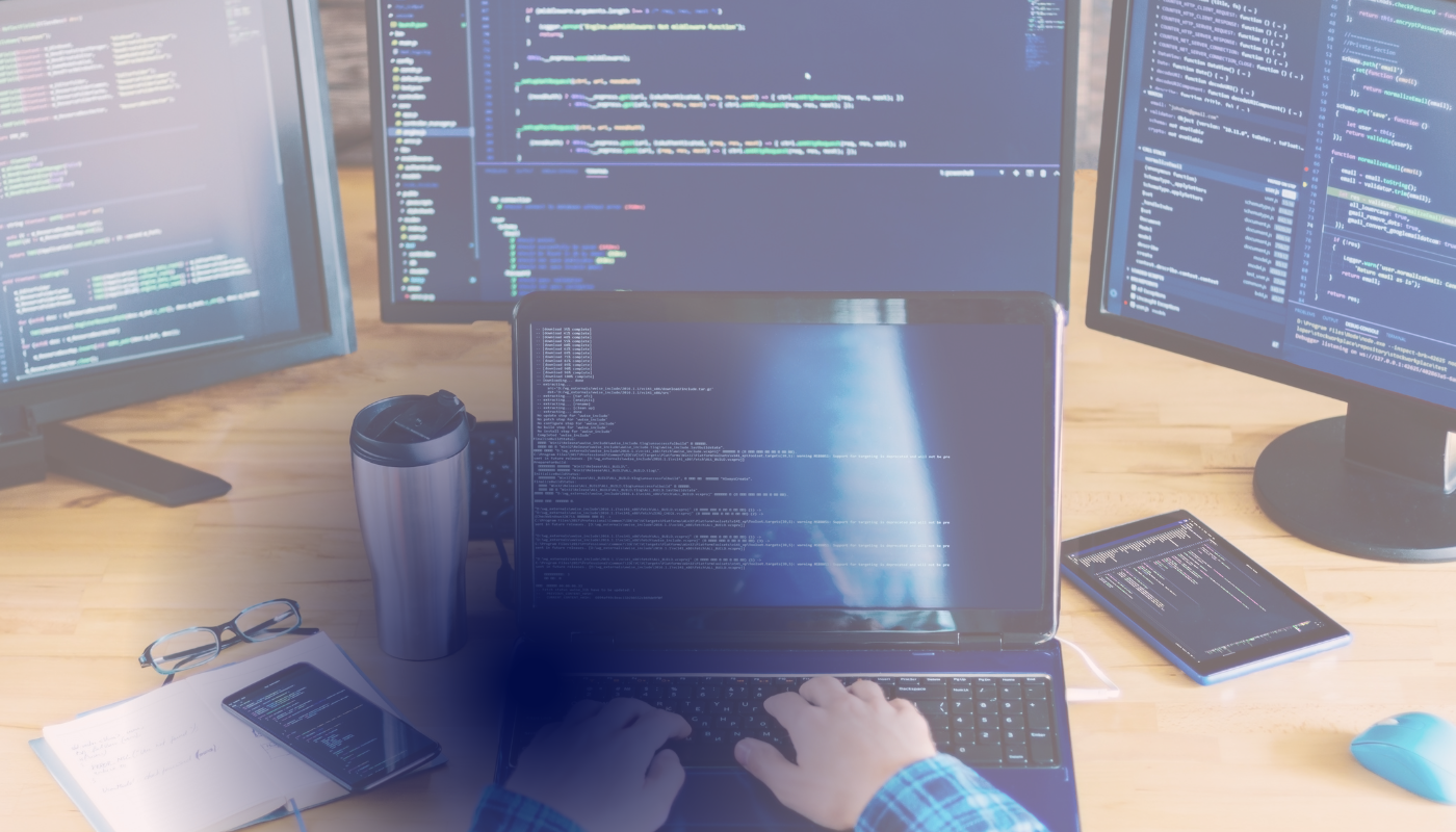 software developer coding