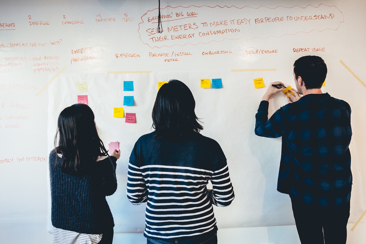 The team prioritizing features for the next scope of work