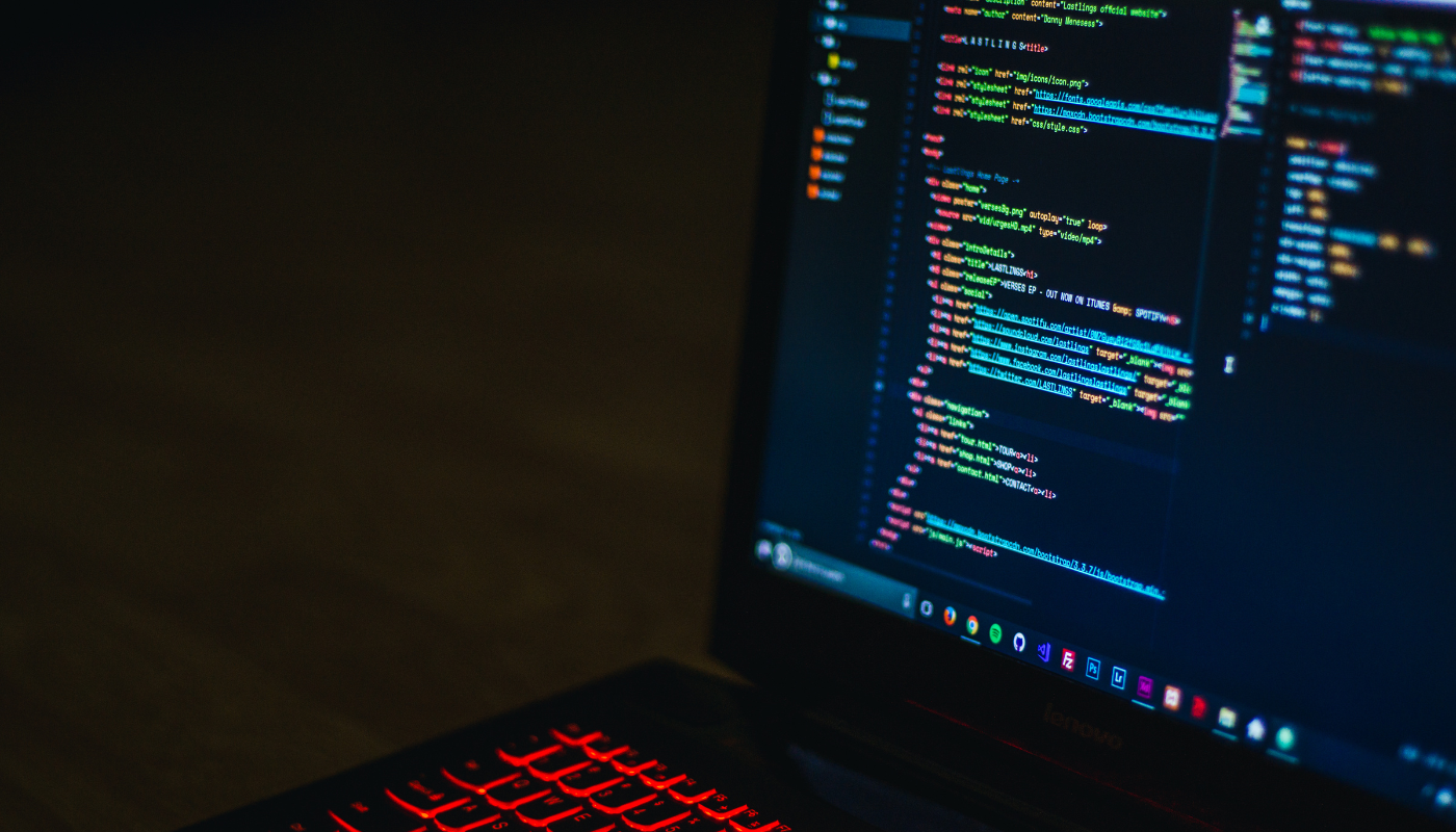 code on a computer