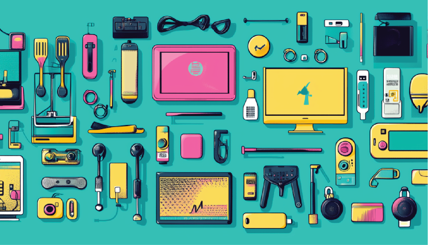 an illustration of bluetooth app development products