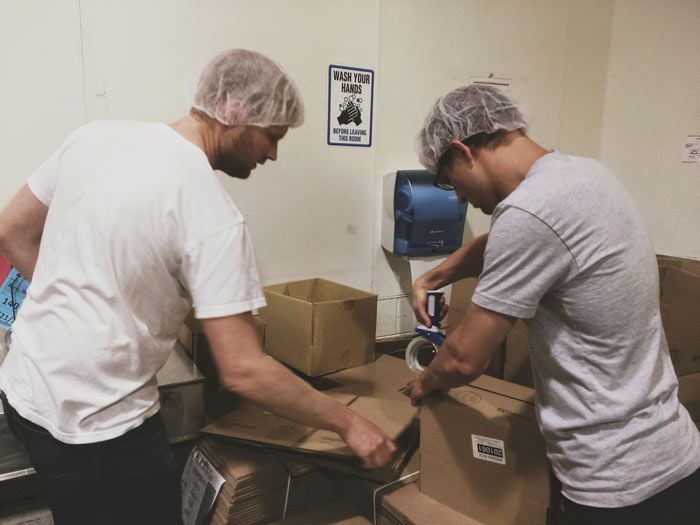 mike and will working