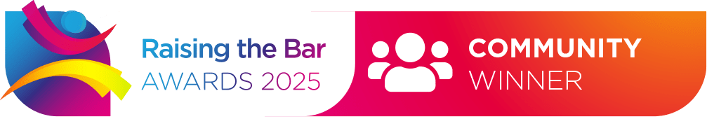 Raising the Bar Community Champion badge