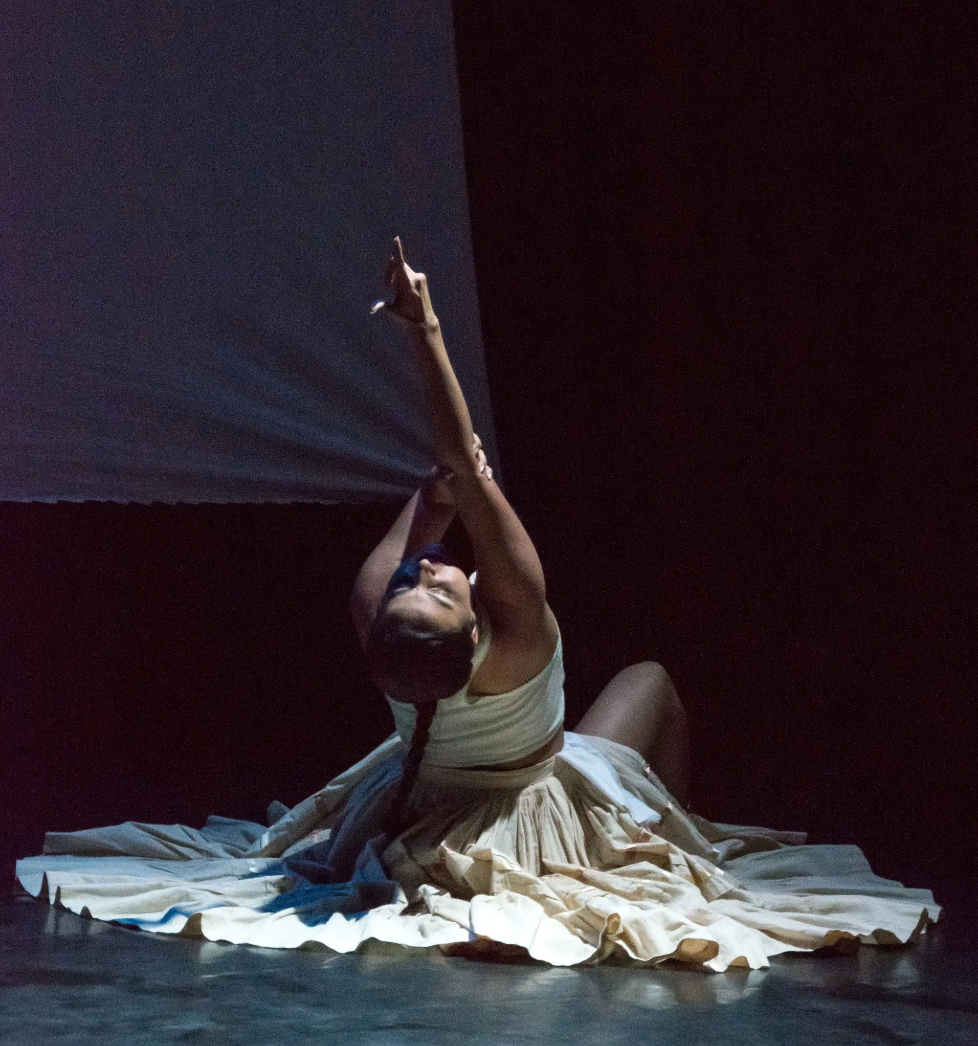 Cynthia Paniagua on stage