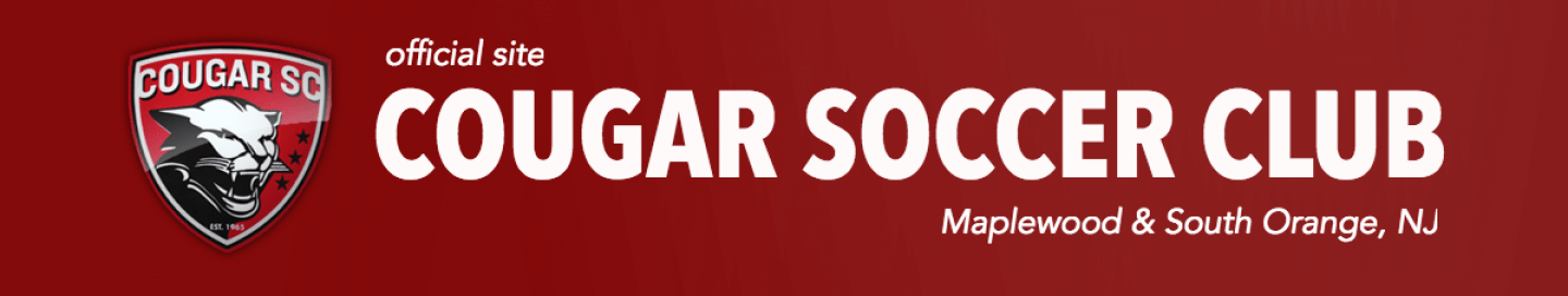 Cougar Soccer Club header banner