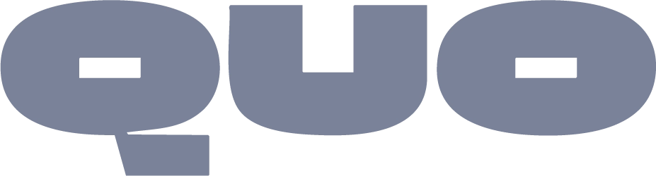 Text logo with the lowercase letters 'qva' in a bold, rounded font.