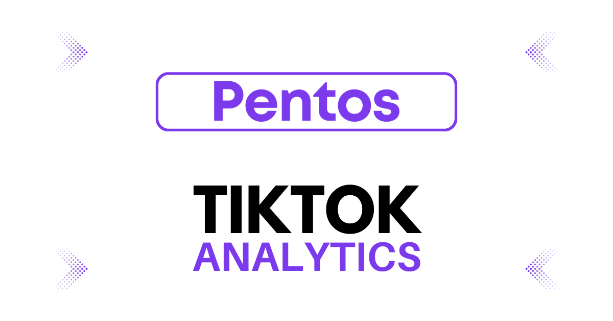 Pentos TikTok analytics dashboard