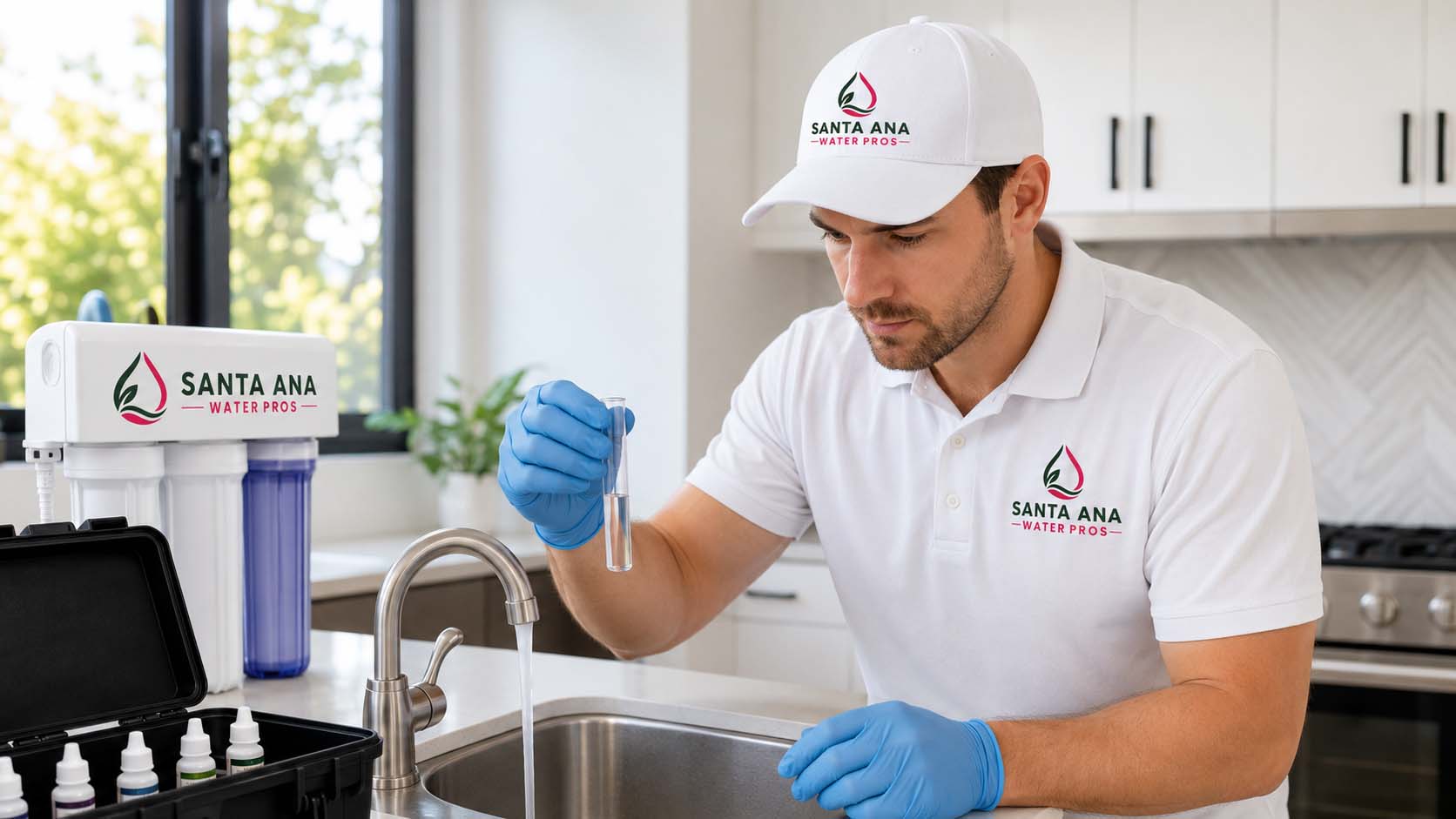 Water testing and analysis in Santa Ana