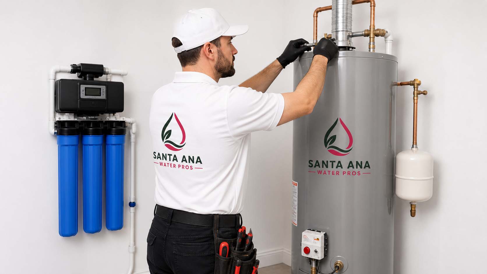 Scale prevention and water heater protection in Santa Ana