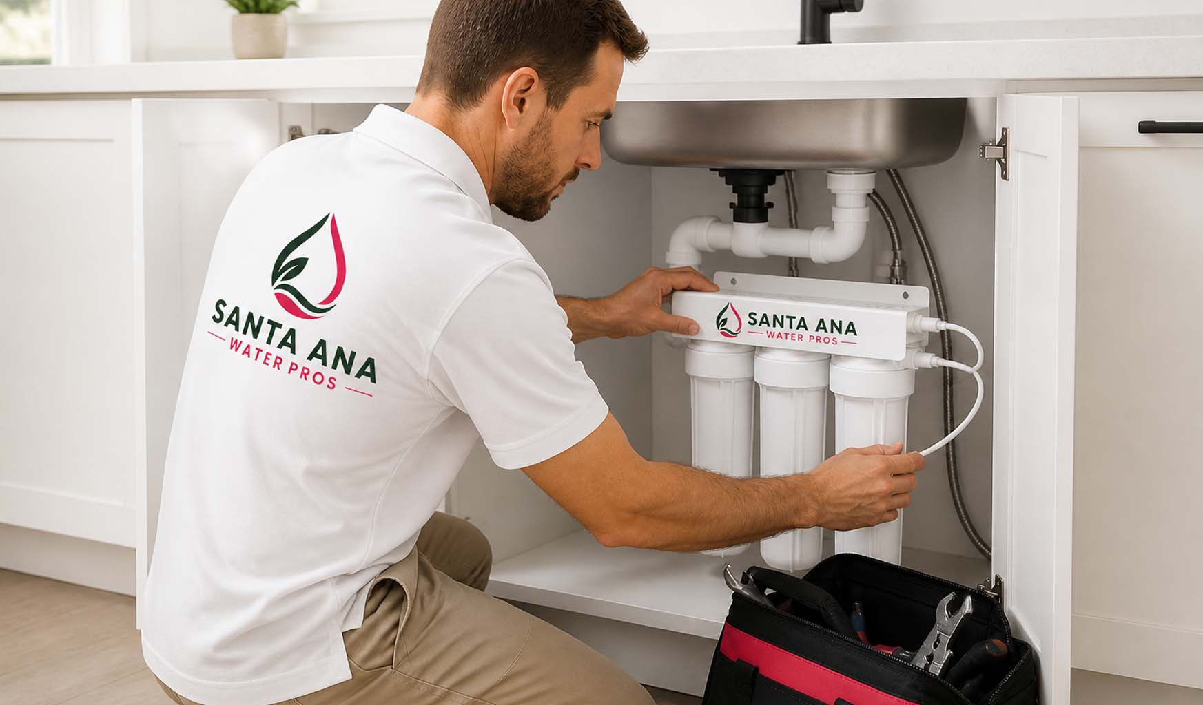Under-sink water filters in Santa Ana