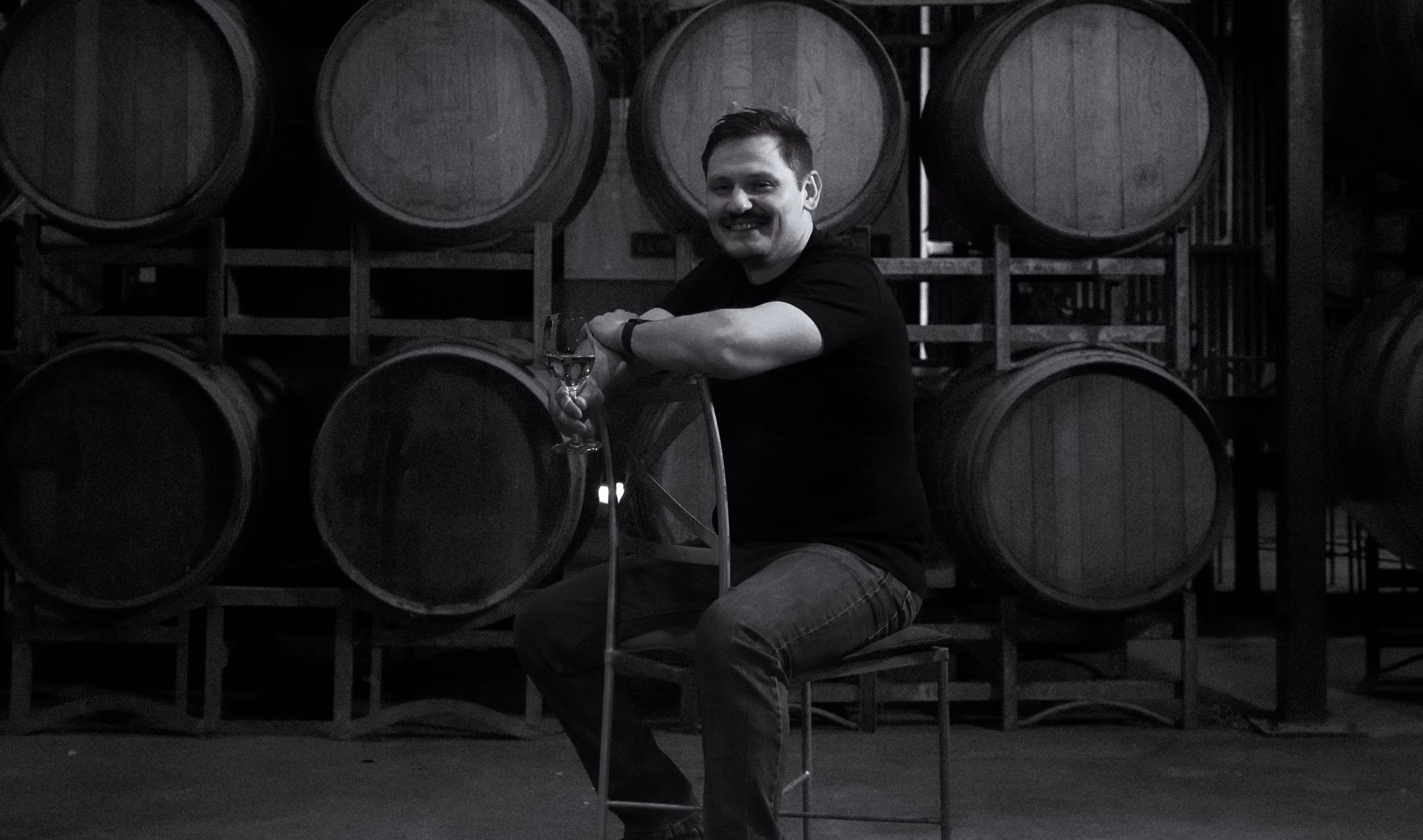 Thomas Dudek, winemaker and founder of Two Coqs Wines