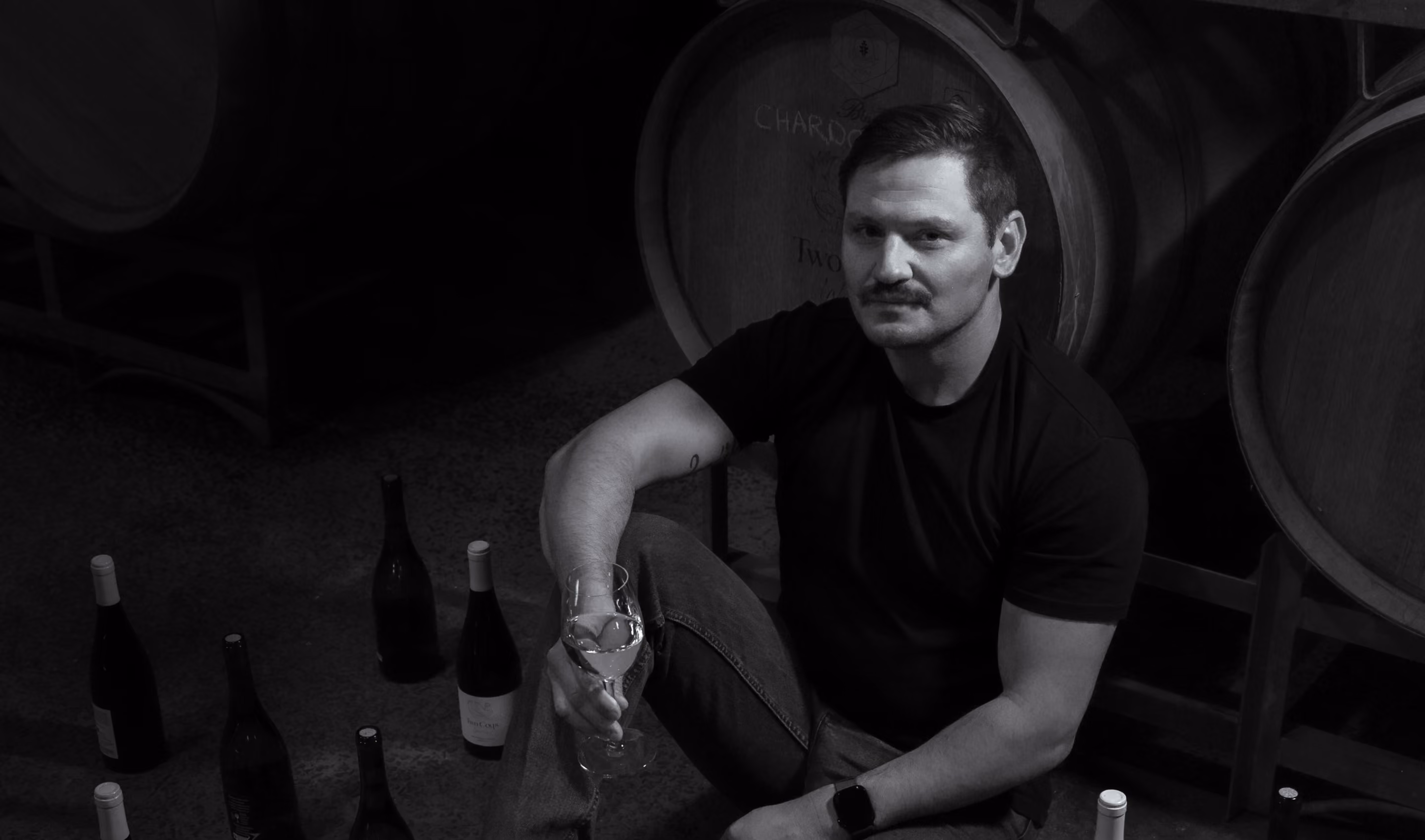 Thomas Dudek, winemaker and founder of Two Coqs Wines
