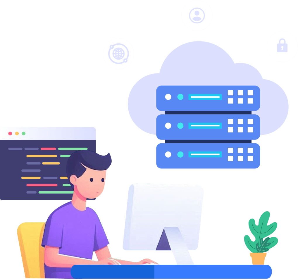 NineData community edition developer managing cloud database illustration