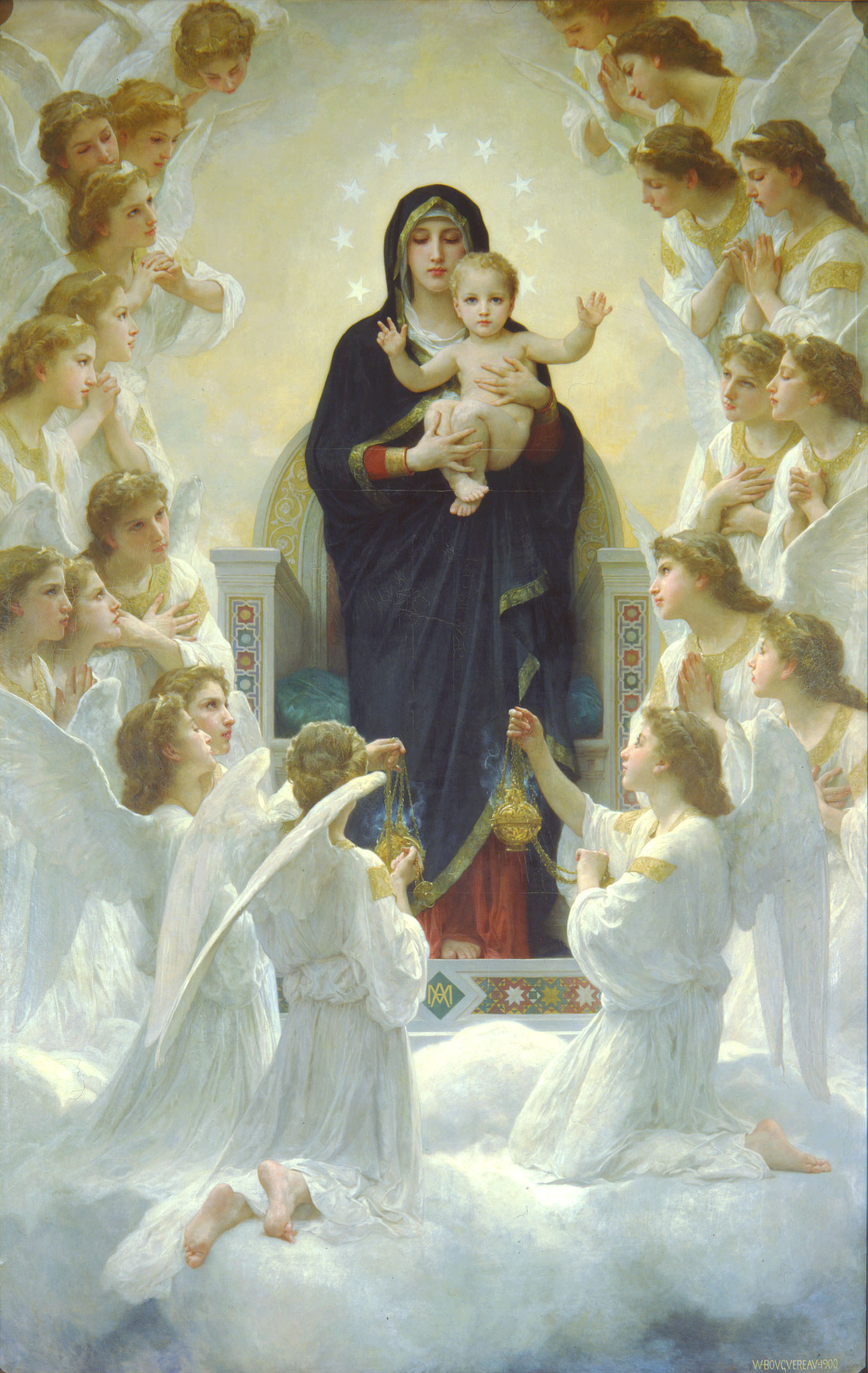 Bouguereau, The Virgin with Angels