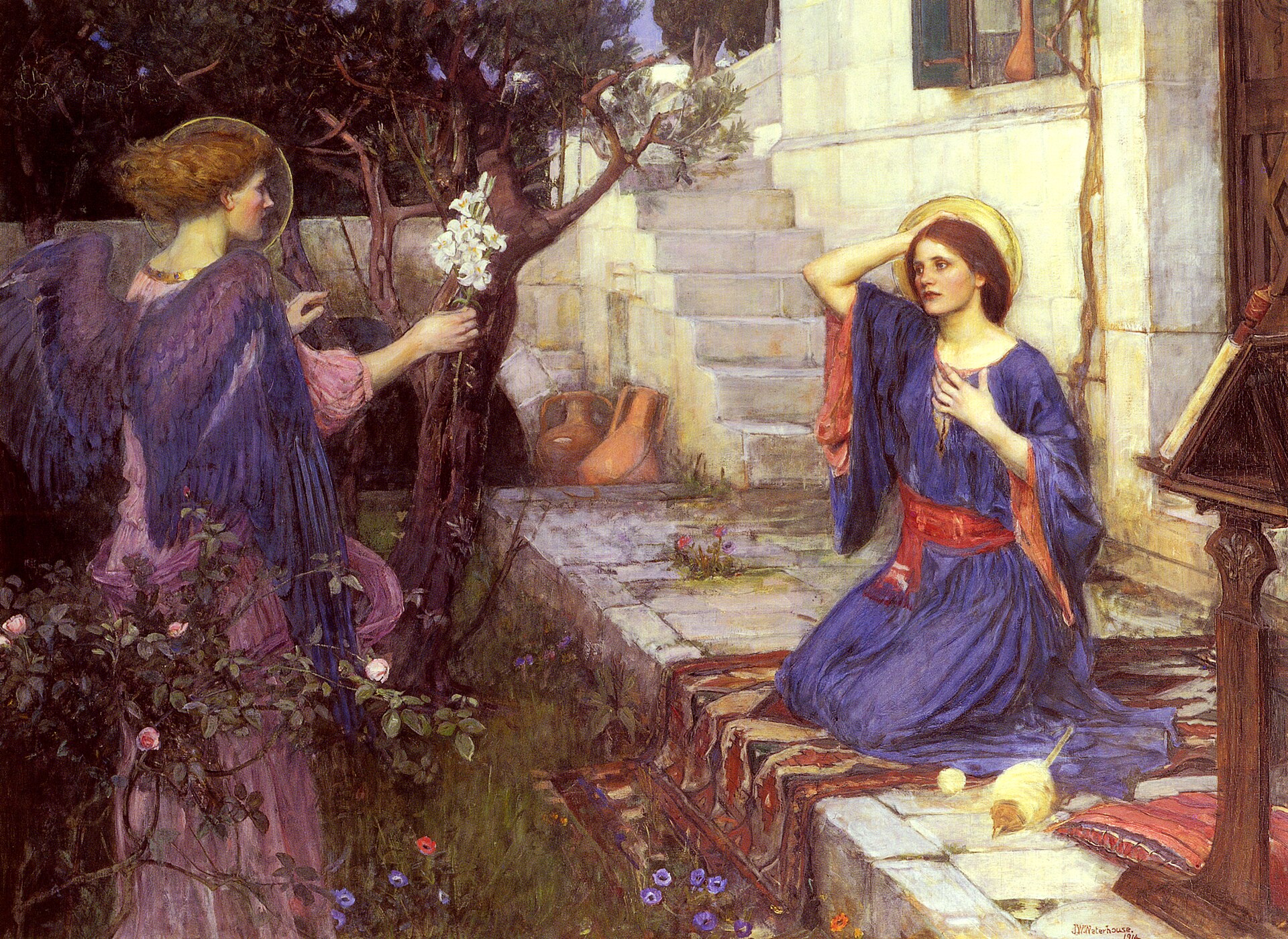 Waterhouse, The Annunciation