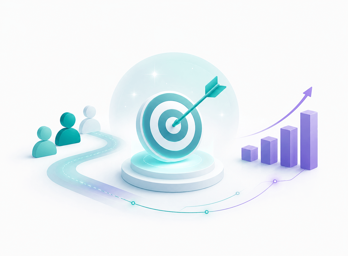Futuristic AI subscription intelligence dome