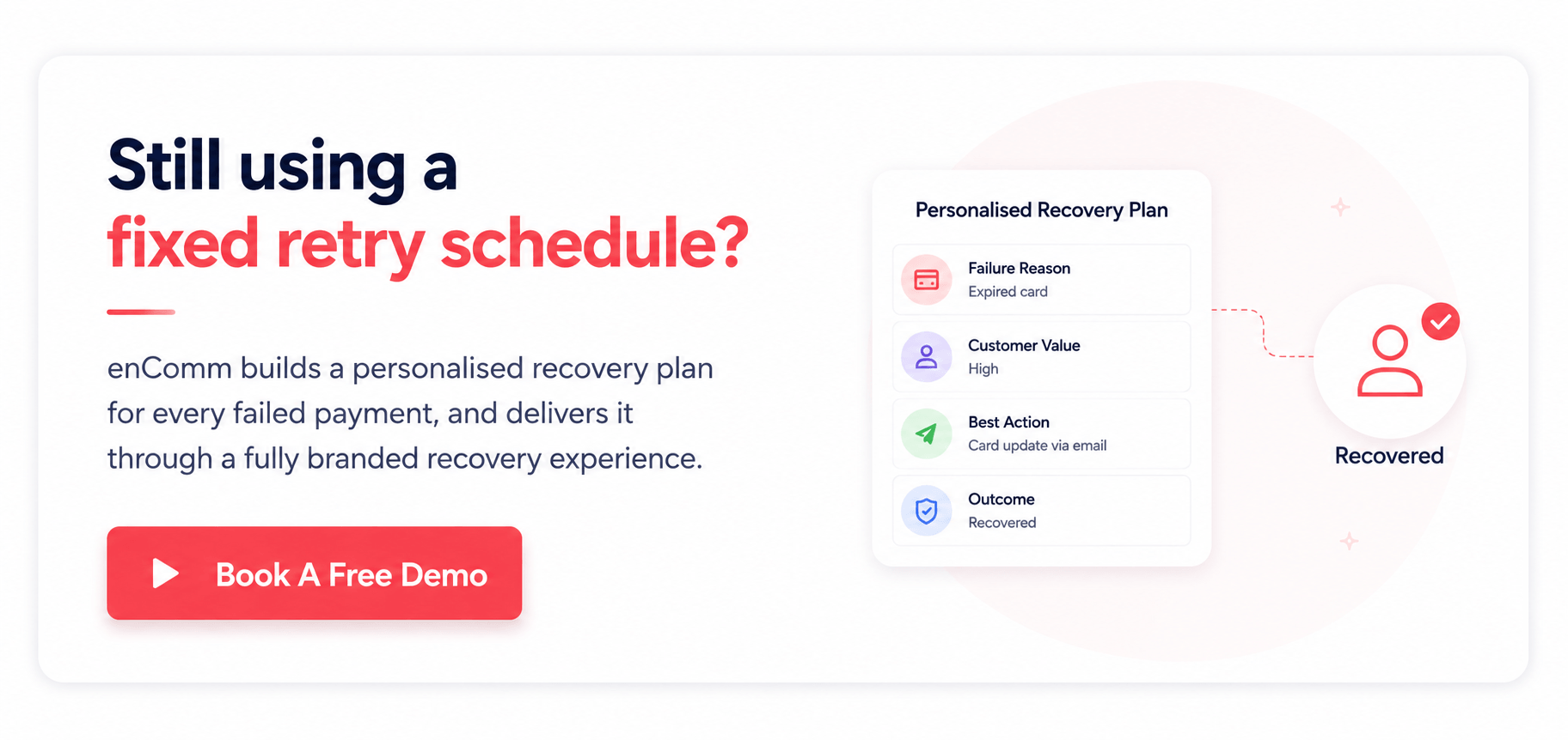 Branded subscription payment recovery experience helping subscribers remain active