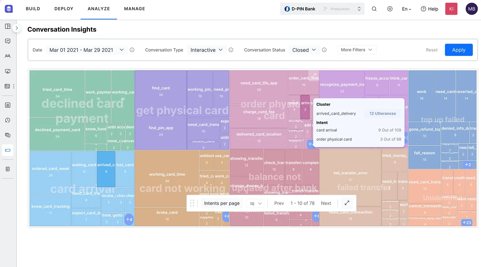 Platform-v10.0 conversation insights
