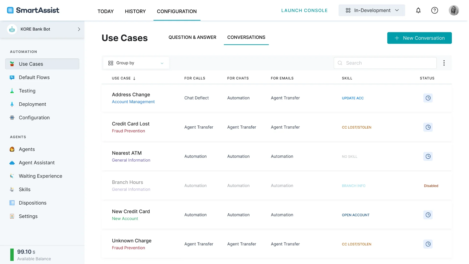 smart assist in kore ai's platform.