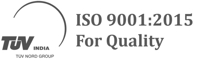 ISO 9001:2015 quality management system certification badge