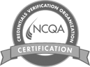NCQA Credentials Verification Organization certification badge