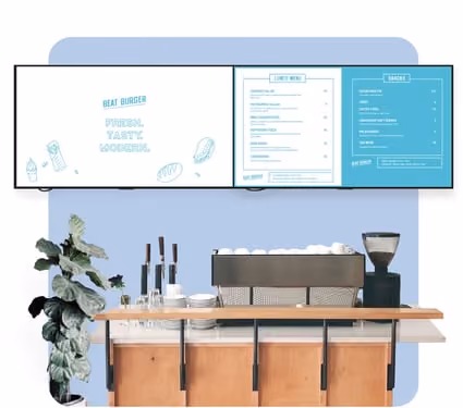 Digital Signage Software solution for any industry - Restaurants