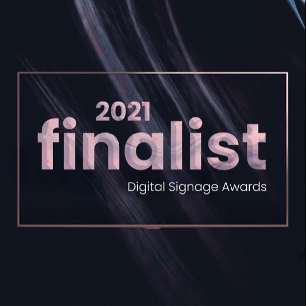 Fusion signage finalists in global digital signage awards