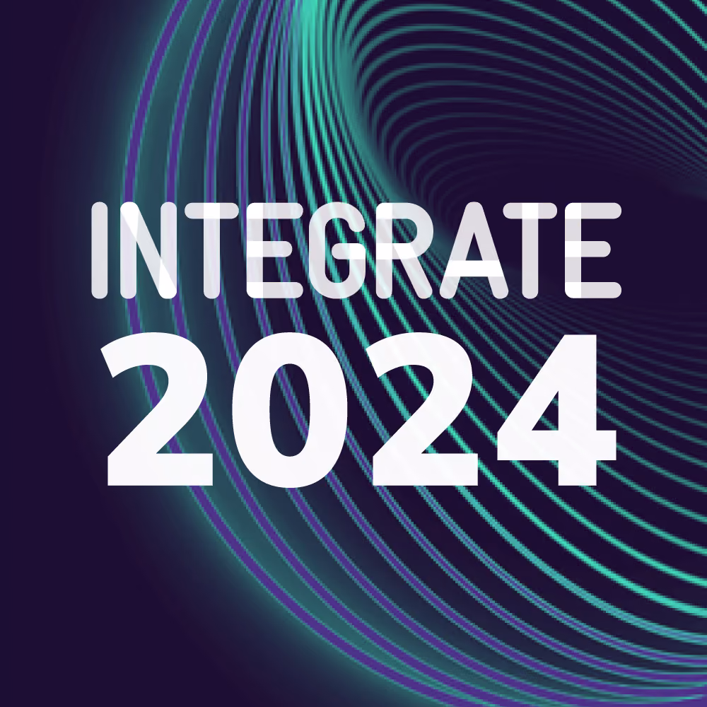 See you at integrate 💙