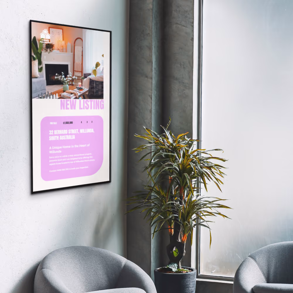 Revolutionise real estate with digital signage