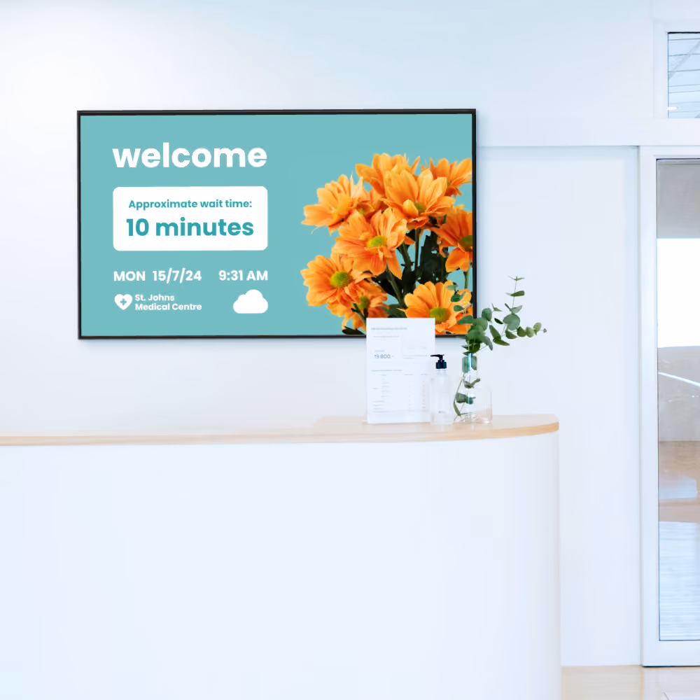 Digital signage for smarter healthcare