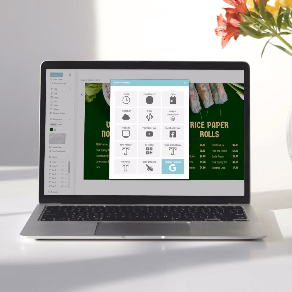 Update: Google Sheets widget has grown 🌱