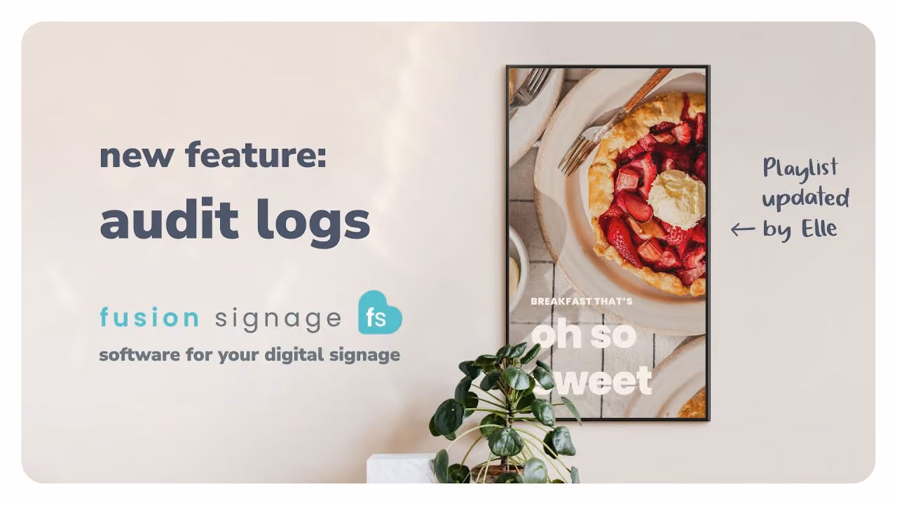 New Feature: Audit Logs