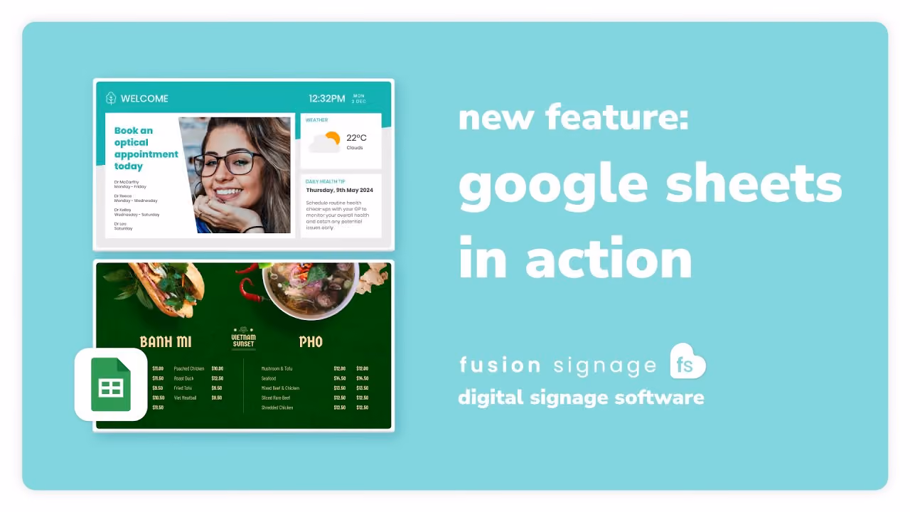 Google Sheets Widget: In Action