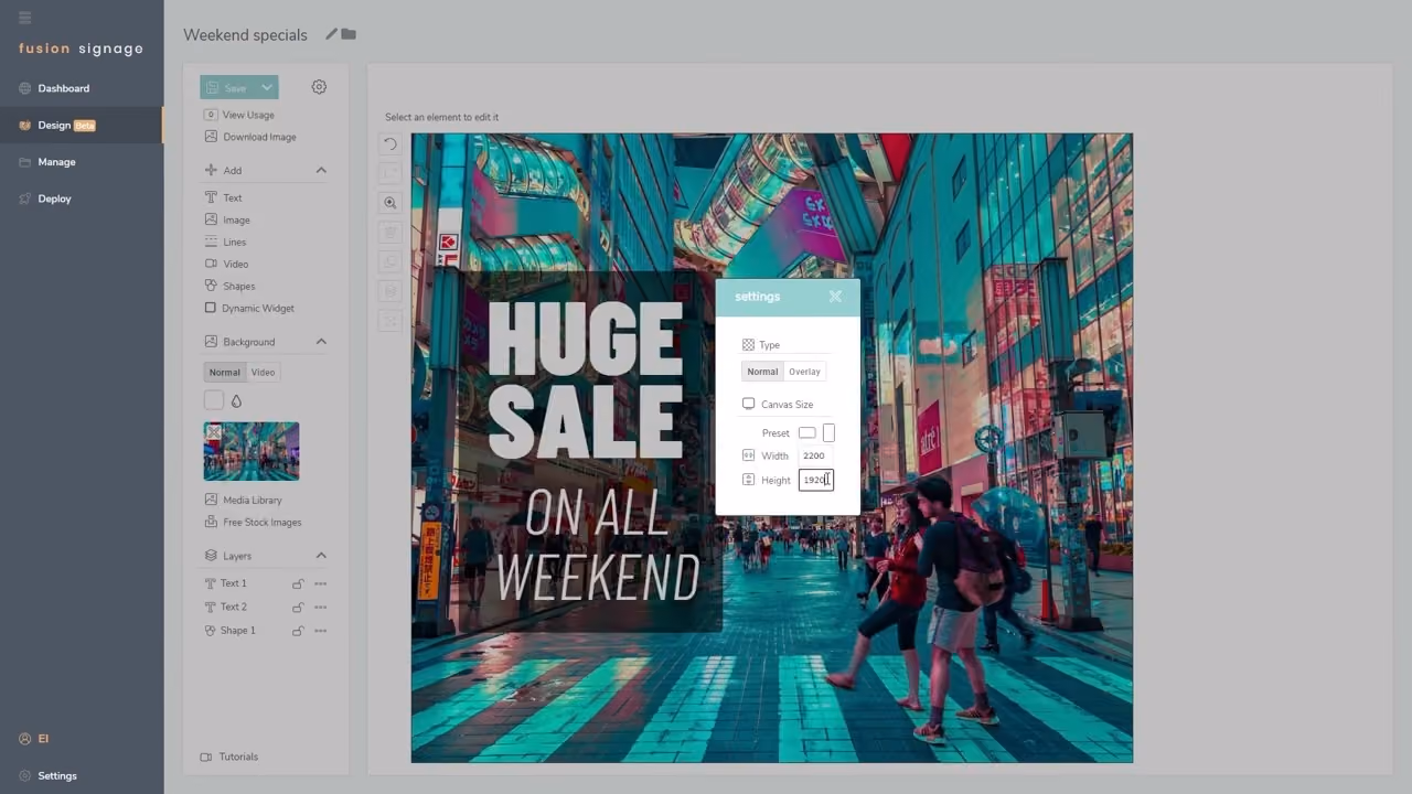Designer Tutorial - Canvas Settings + Overlays