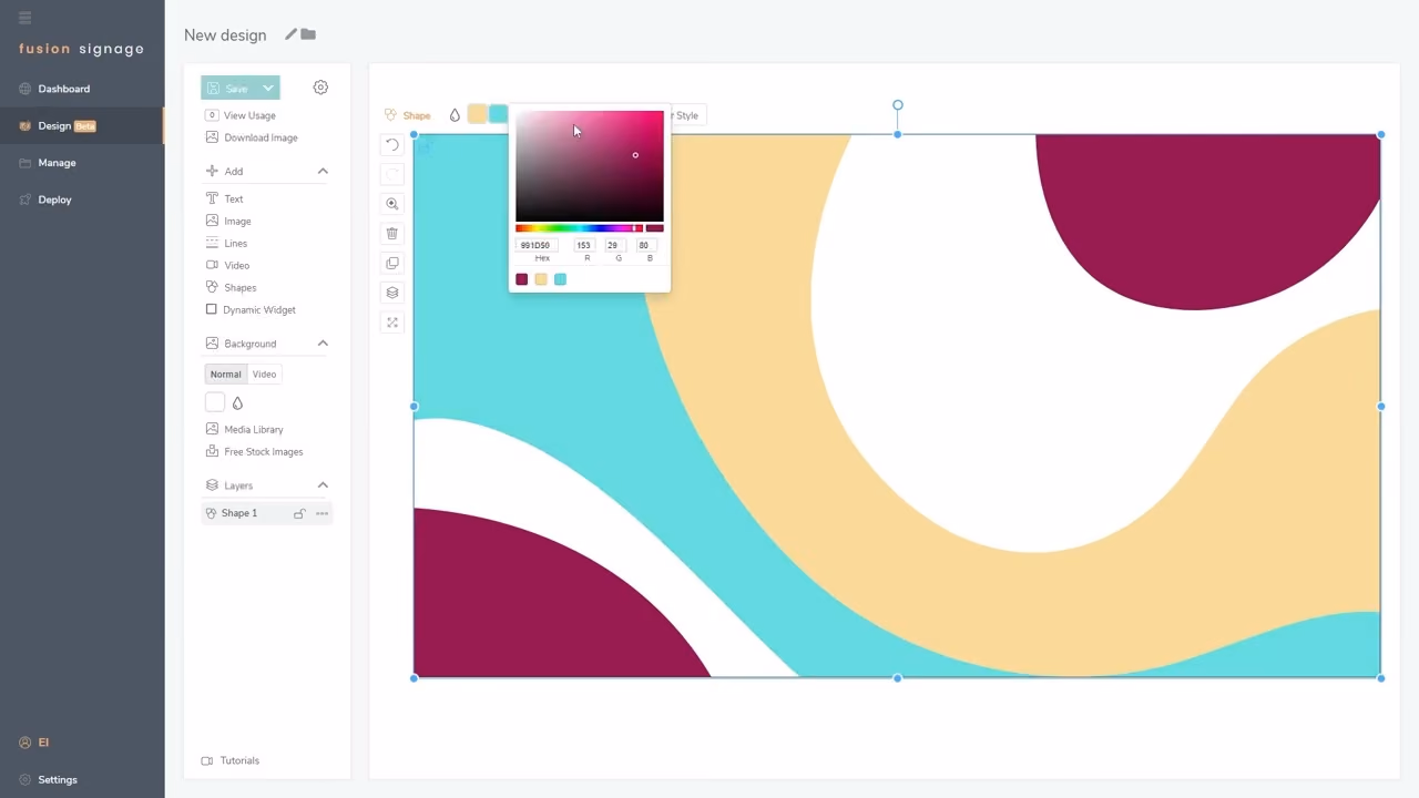Designer Tutorial - Shapes