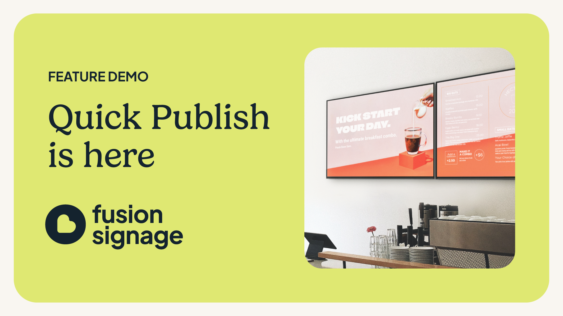 Quick Publish | Feature demo