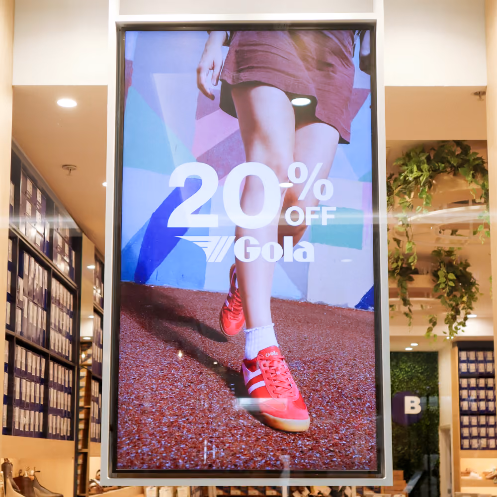 Bstore steps up in-store marketing with Fusion Signage