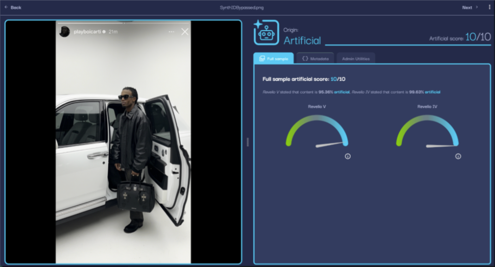 deepfake detection with identifai
