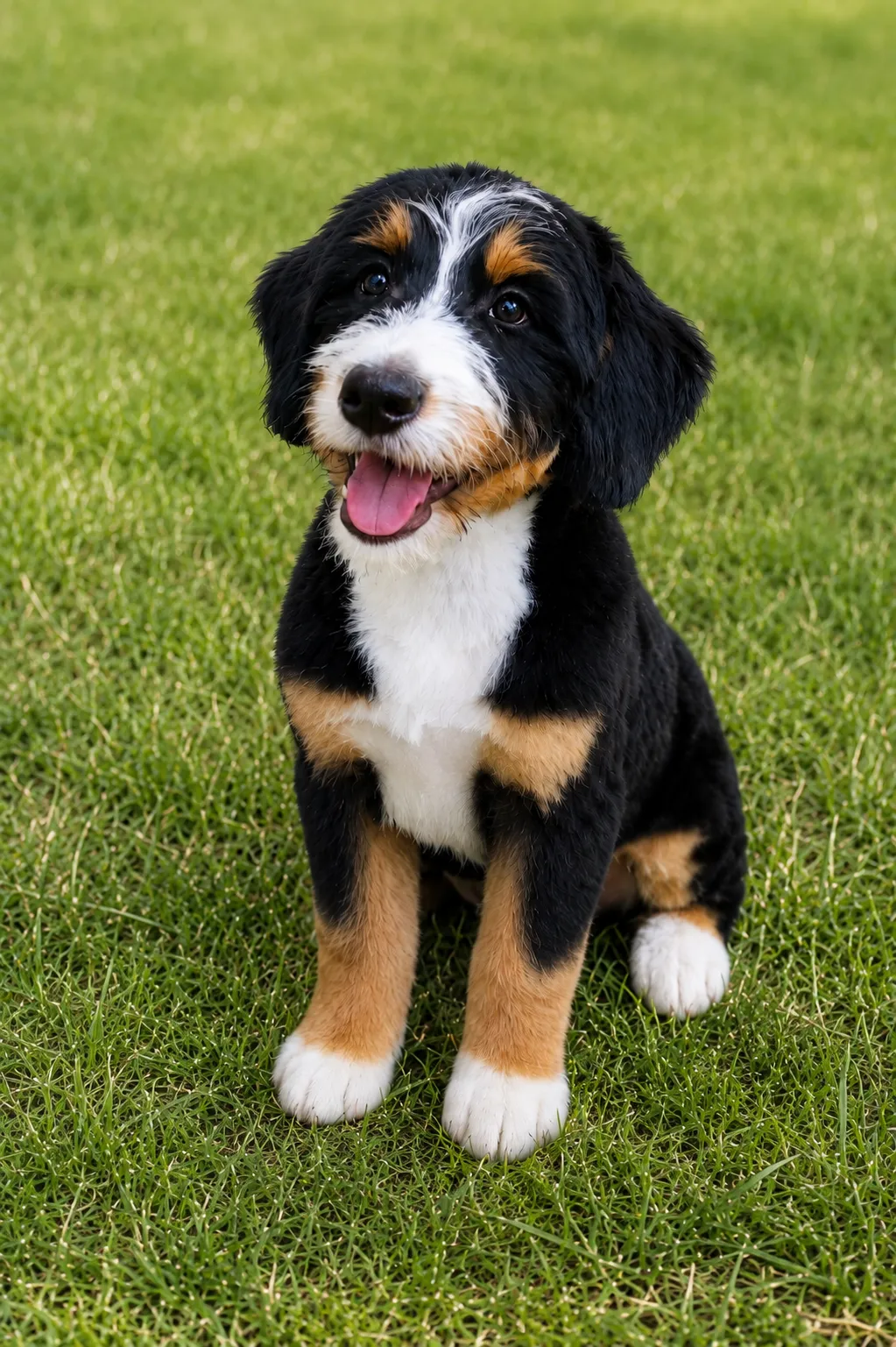 Tracy, freshly groomed