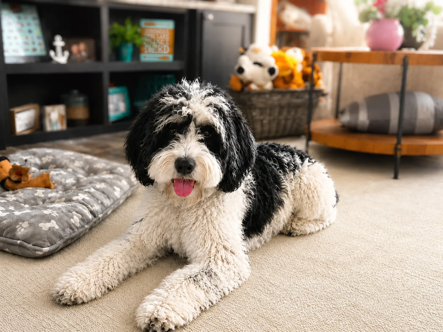 Fisher before grooming