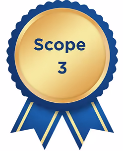 GHG Protocol and Science-Based Targets Initiative Scope 3 certification badge