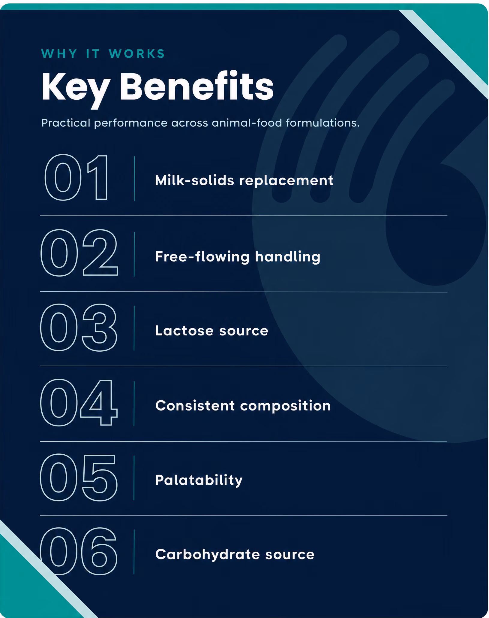 Key benefits