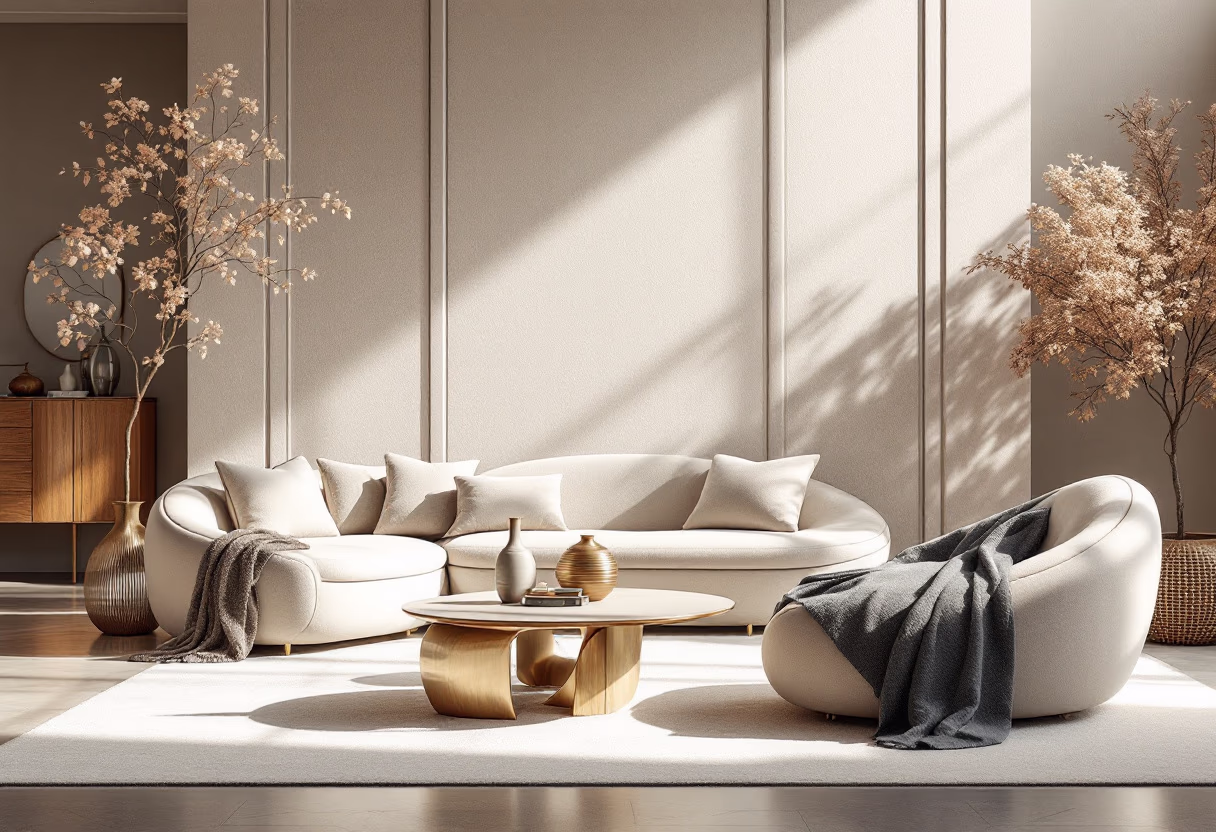 [background image] image of an inviting workspace (for an interior design firm)